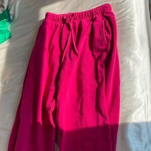 Pink old navy sweatpants